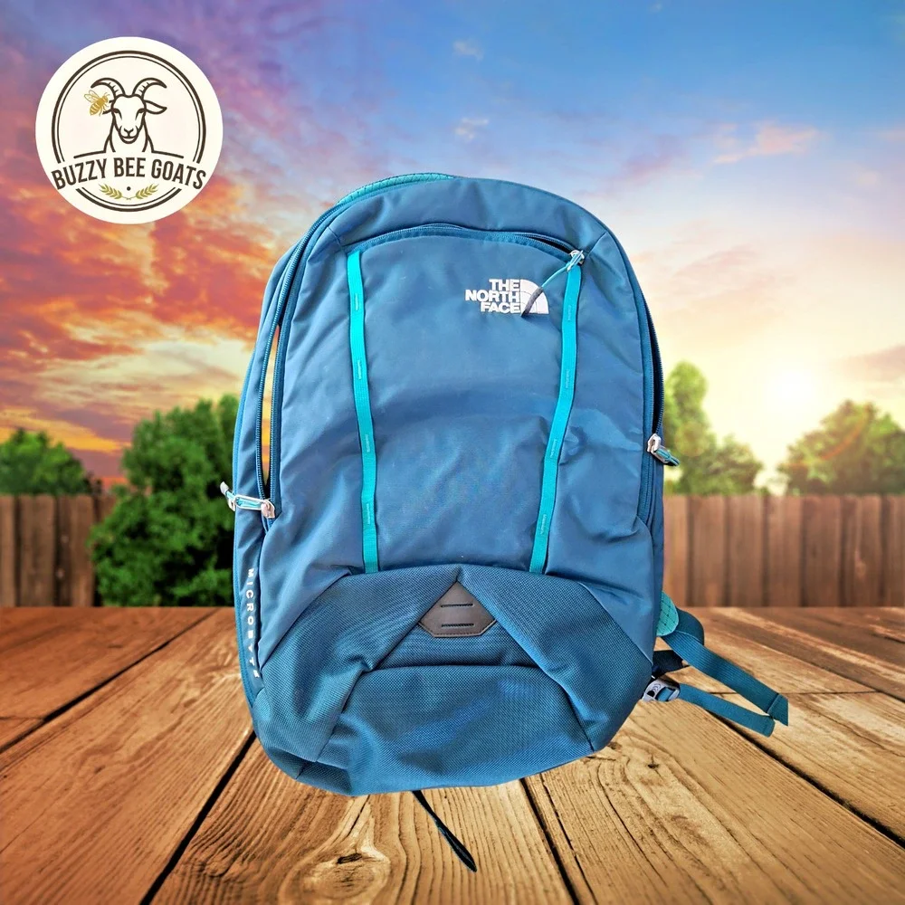 The North Face Microbyte Daypack Nylon Backpack 17L Laptop Bag Black Laptop